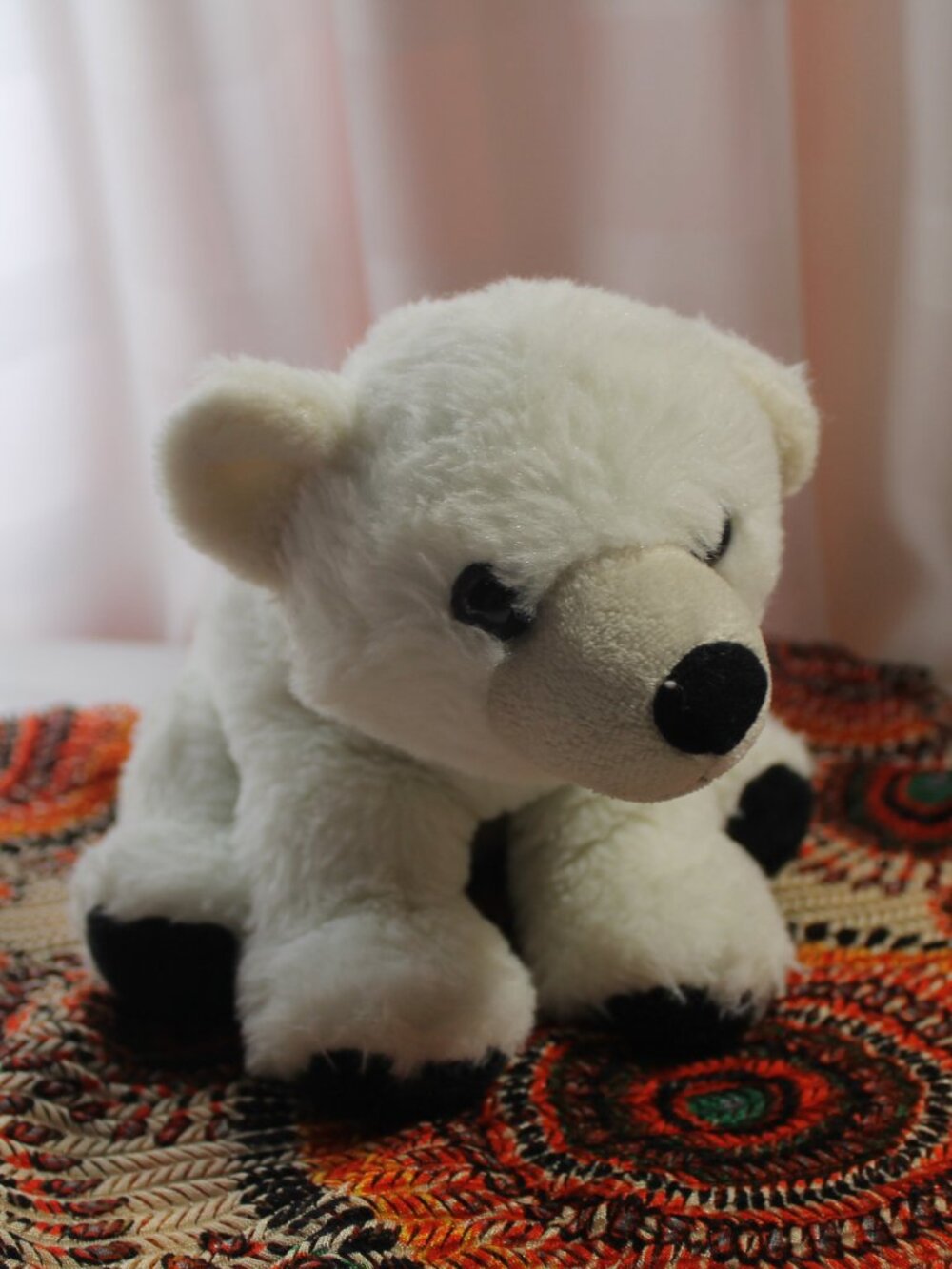 Wild Republic Mini Polar Bear Cuddly Stuffed Animal